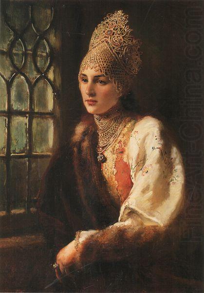 Konstantin Makovsky Boyarina china oil painting image